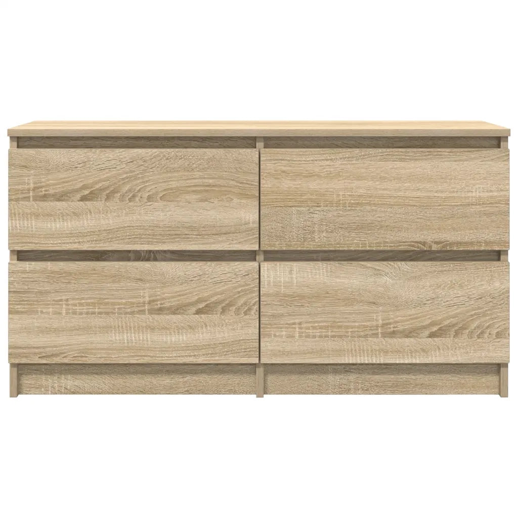 Mobile Porta TV Rovere Sonoma 100x35x54 cm in Legno Multistrato 861798