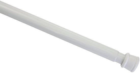 Tanglo per tende - facile da installare - 1 pezzo - bianco - metallo - 80-130 cm