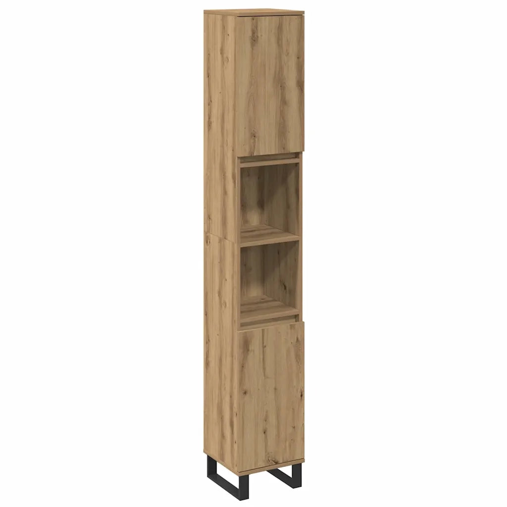 Set di mobili per il bagno 3 pcs Marrone Legno multistrato 3378511