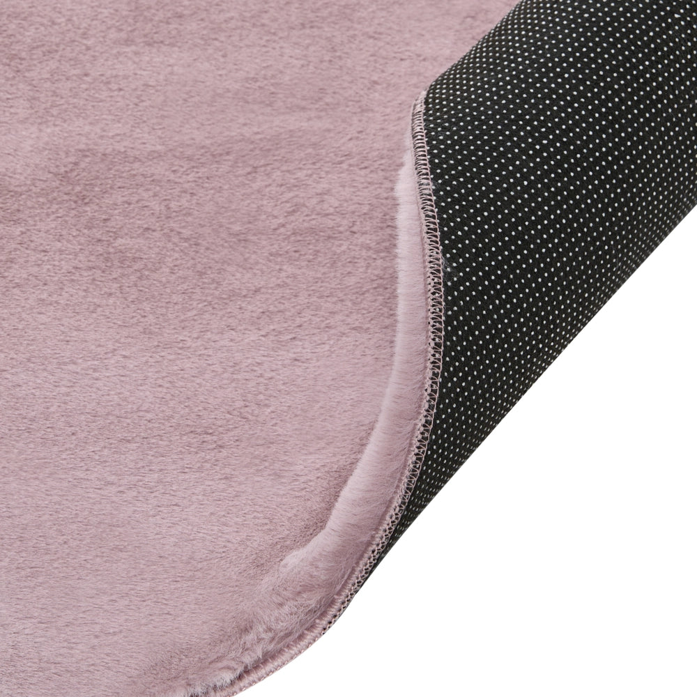 Tappeto Moderno Viola Chiaro in Ecopelliccia a Pelo Lungo 160x230cm per Soggiorno e Ingresso