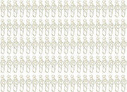 Paperclip Metallico per Note Musicali - 100 Stuks - Idoneo per Uso Ufficio.