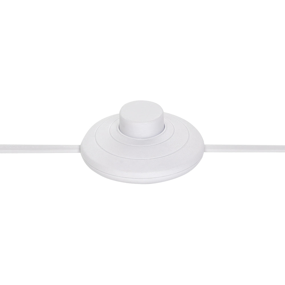 Lampada da terra Bianco Sporco Poliestere Terylene Ferro 154 cm Paralume a tamburo Luce Camera da letto Soggiorno Retrò Classico