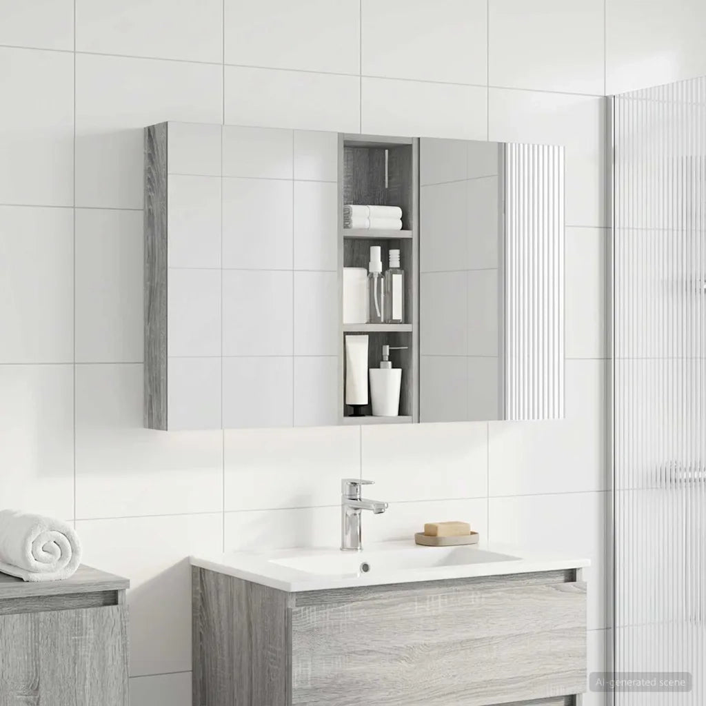 Set di Armadi da Bagno 3 pz 100 x 10,5 x 60,5 cm 3403701