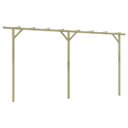 Pergolato da Giardino-Gazebo da giardino 410x40x203 cm in Legno