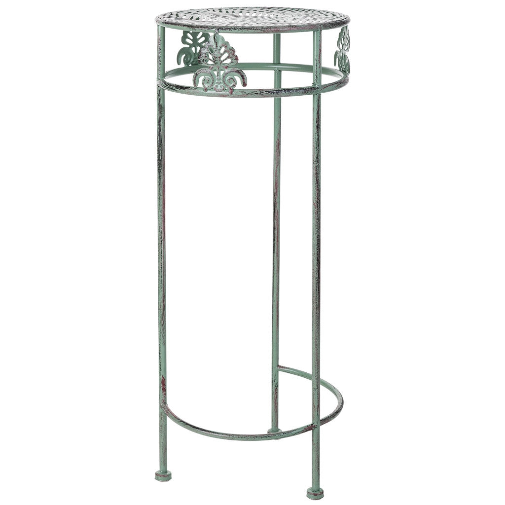 Supporto vasi verde 3 pezzi 28x28x69-24x24x59-20x20x49h cm