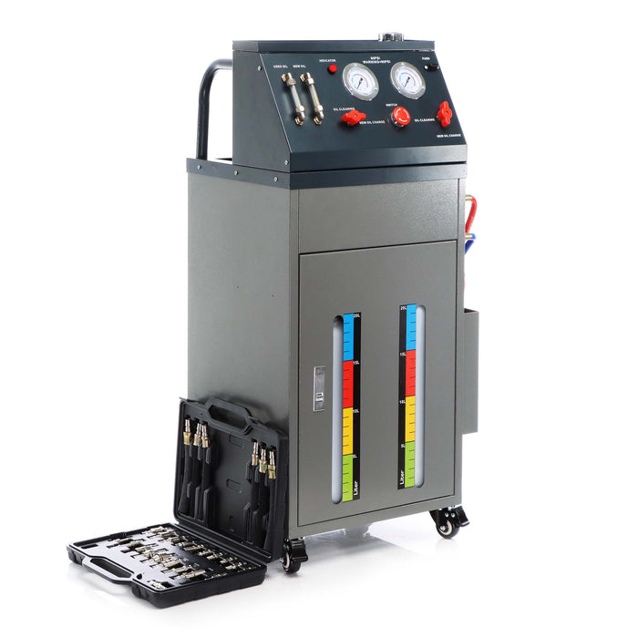 Prodotto 2a scelta Macchina elettrica sostituzione olio di trasmissione automatico 12V 0-4 bar con adattatori