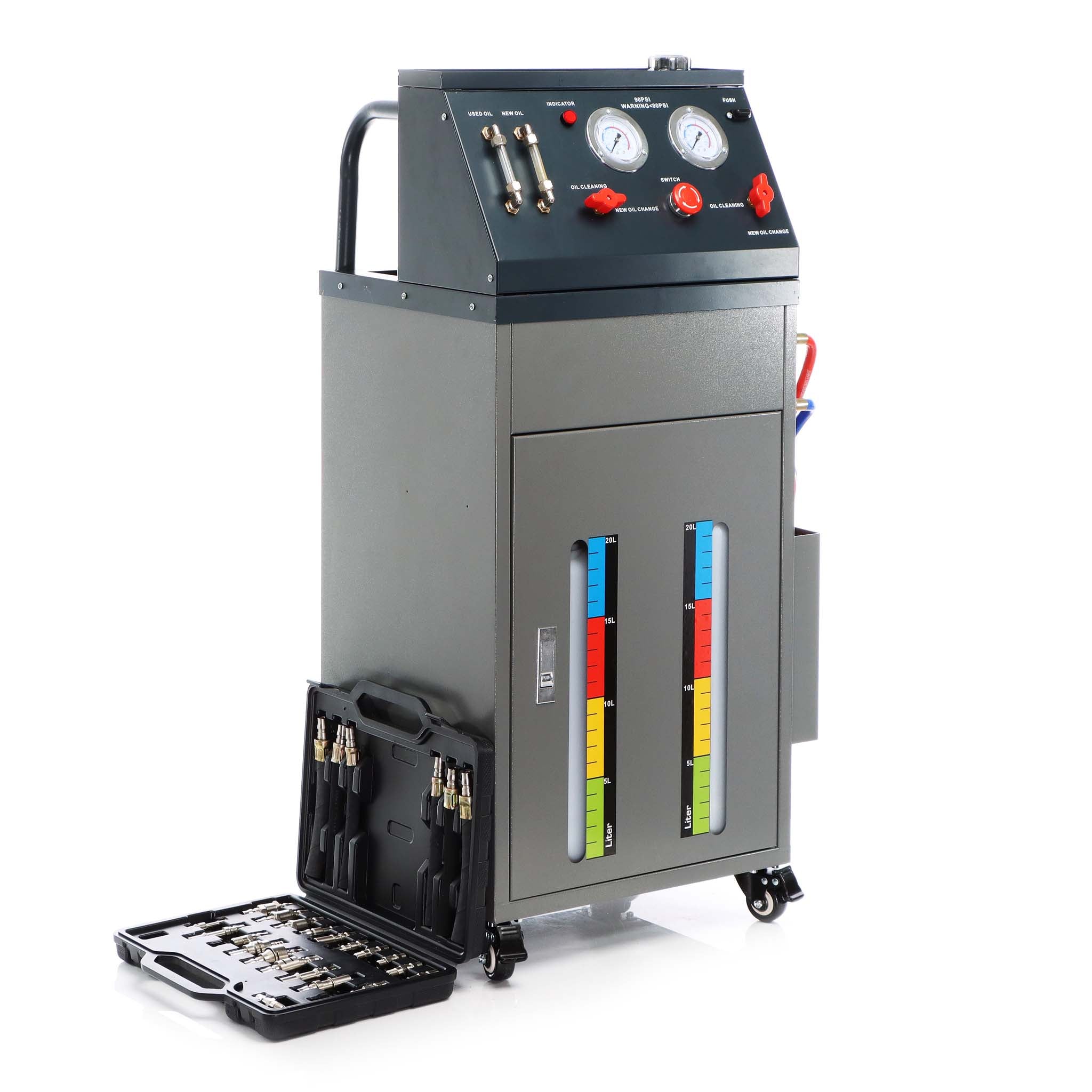 Prodotto 2a scelta Macchina elettrica sostituzione olio di trasmissione automatico 12V 0-4 bar con adattatori