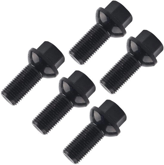 Viti M14x1,5 mm - 5 pezzi - Acciaio Inossidabile - Installazione Facile - Resistenti alle Sollecitazioni - Resistente alla Corrosione - Adattamento Perfetto - Viti a Bucato