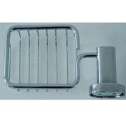 Trade Shop - Mensola Bagno Doccia Porta Sapone Saponetta Rettangolare Fissaggio A Muro 52430a -