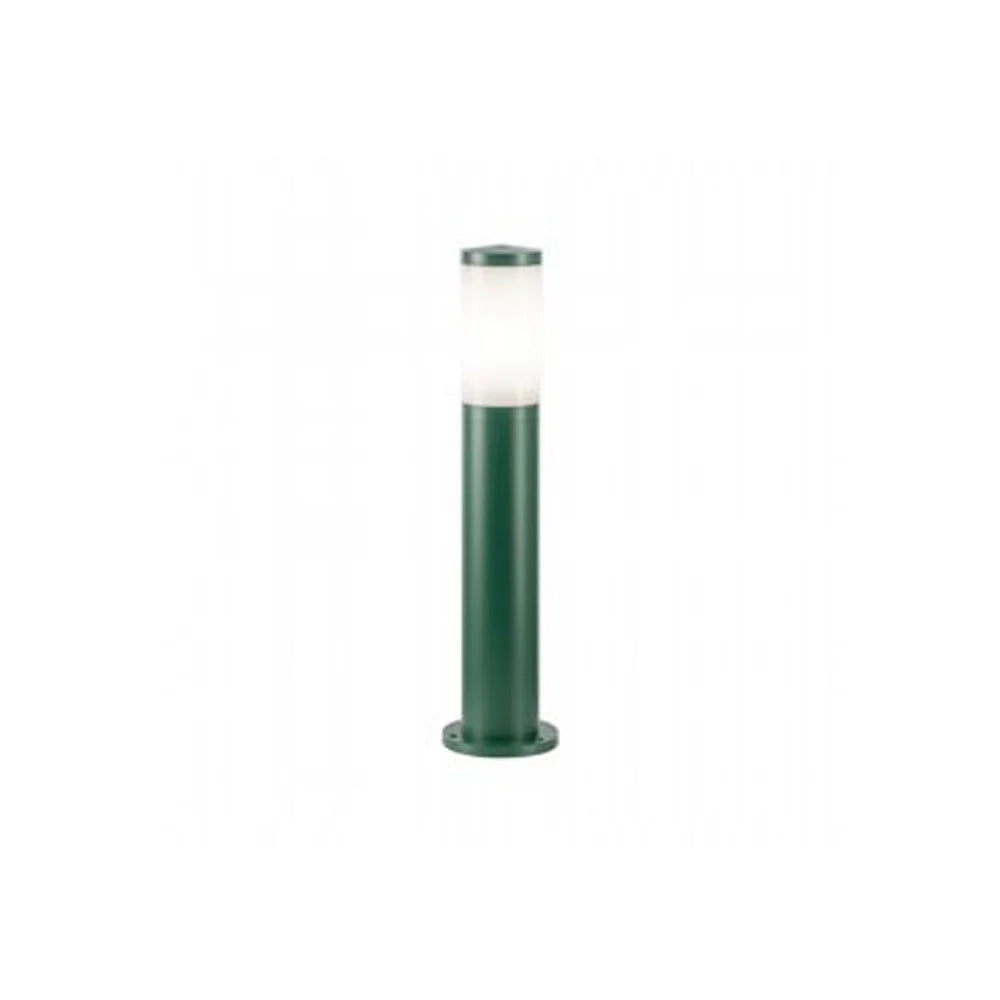 Palo Basso Moderno Panama Alluminio Muschio Verde 1 Luce E27 300Cm