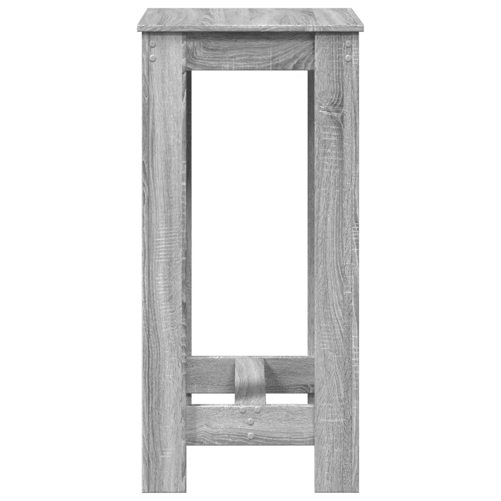 Tavolo da Bar Grigio Sonoma 51x50x103,5 cm in Legno Multistrato