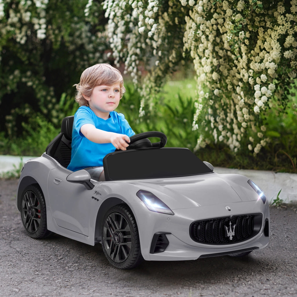 Auto Elettrica Bambini Maserati Gran Turismo ¨C Xylo ¨C 12V Grigio con Telecomando