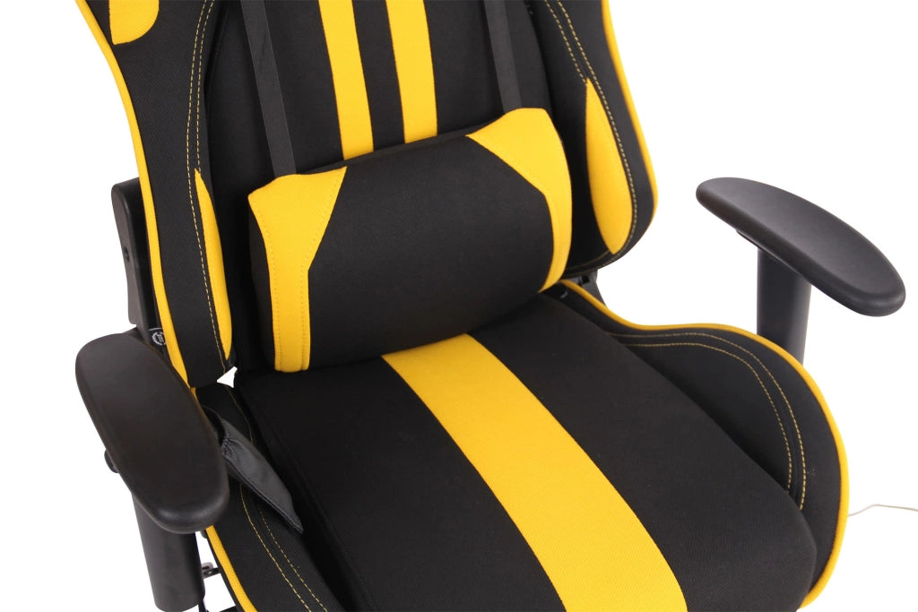 Sedia Ufficio Massaggiante Limit XM In Tessuto Nero/giallo