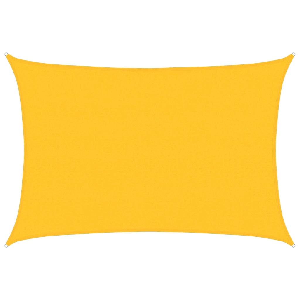 Vela Parasole 160 g/mÂ² Rettangolare Giallo 5x7 m in HDPE