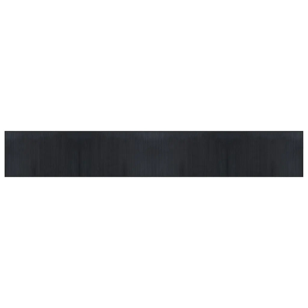 Tappeto Rettangolare Nero 60x400 cm in BambÃ¹
