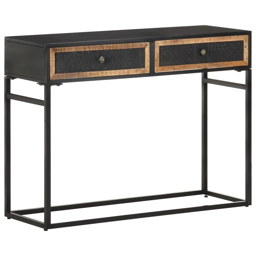 Tavolo Consolle 100x35x75 cm in Legno Massello di Mango 323151