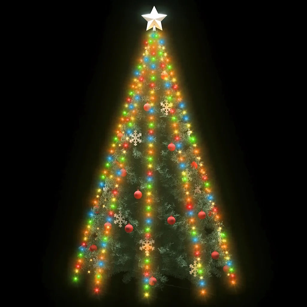 Rete di Luce per Albero di Natale 400 LED Multicolori 400 cm CFW5246290