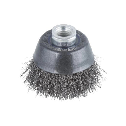 WOLFCRAFT SPAZZOLA A TAZZA CON FILO D'ACCIAIO PER SMERIGLIATRICE Ø90 - ATTACCO M14