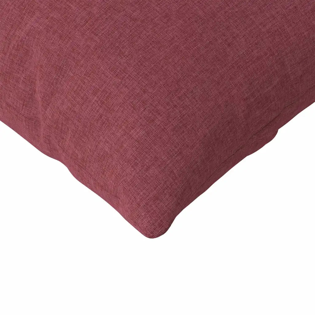 Cuscini da Divano 2 pcs Rosso Vino 200 x 40 cm Tessuto