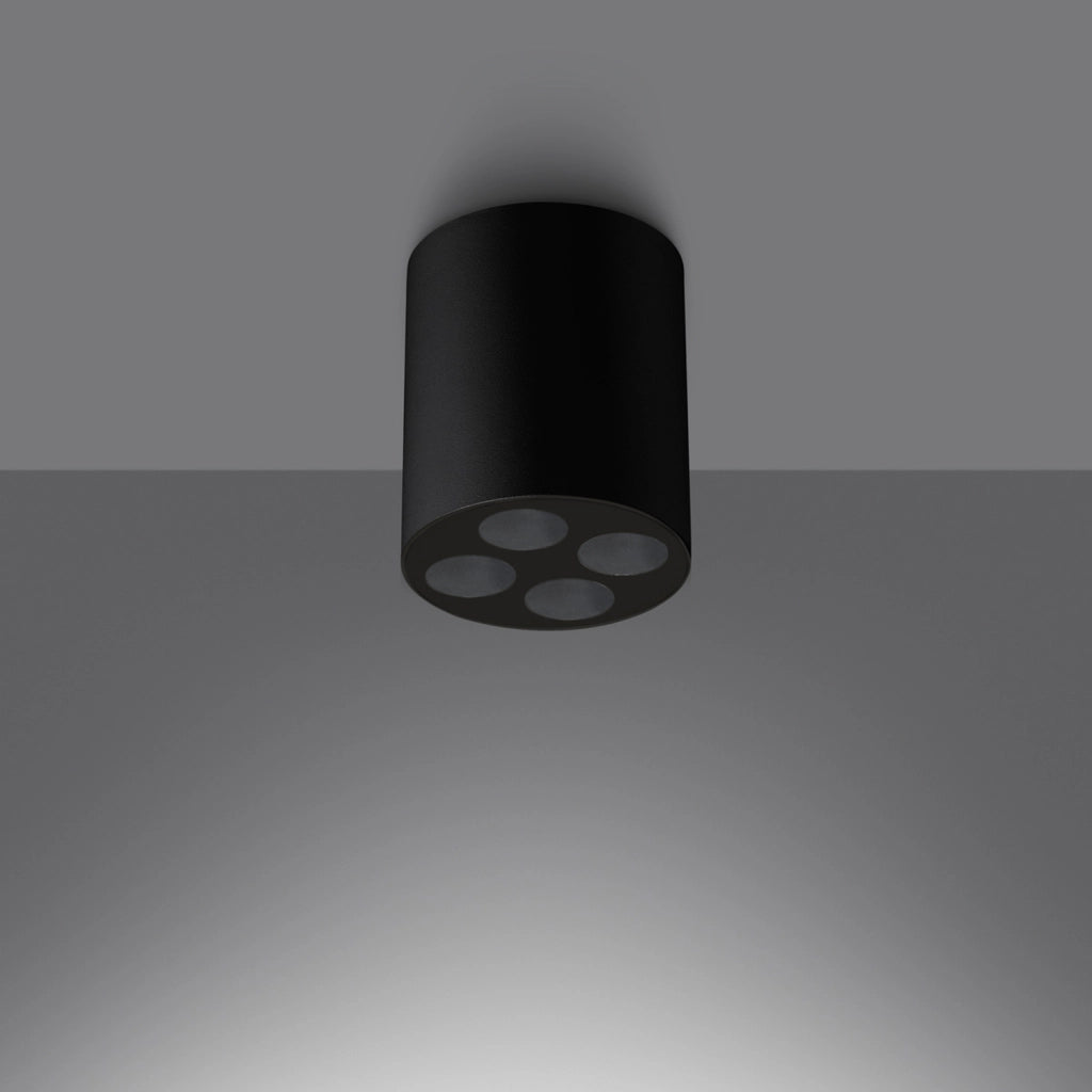 Spot soffitto tubo nero LED 9W PureLume Vivien PU1210
