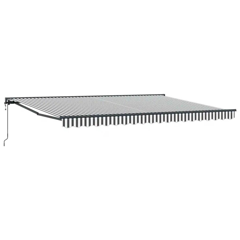 Tettuccio Elettrico Retrattile Antracite e Bianco 5 × 3,5 m 3421225