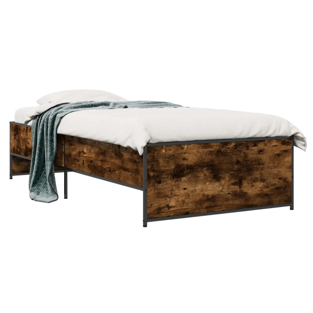 Struttura del letto Rovere Fumo 80 x 200 cm 8009096