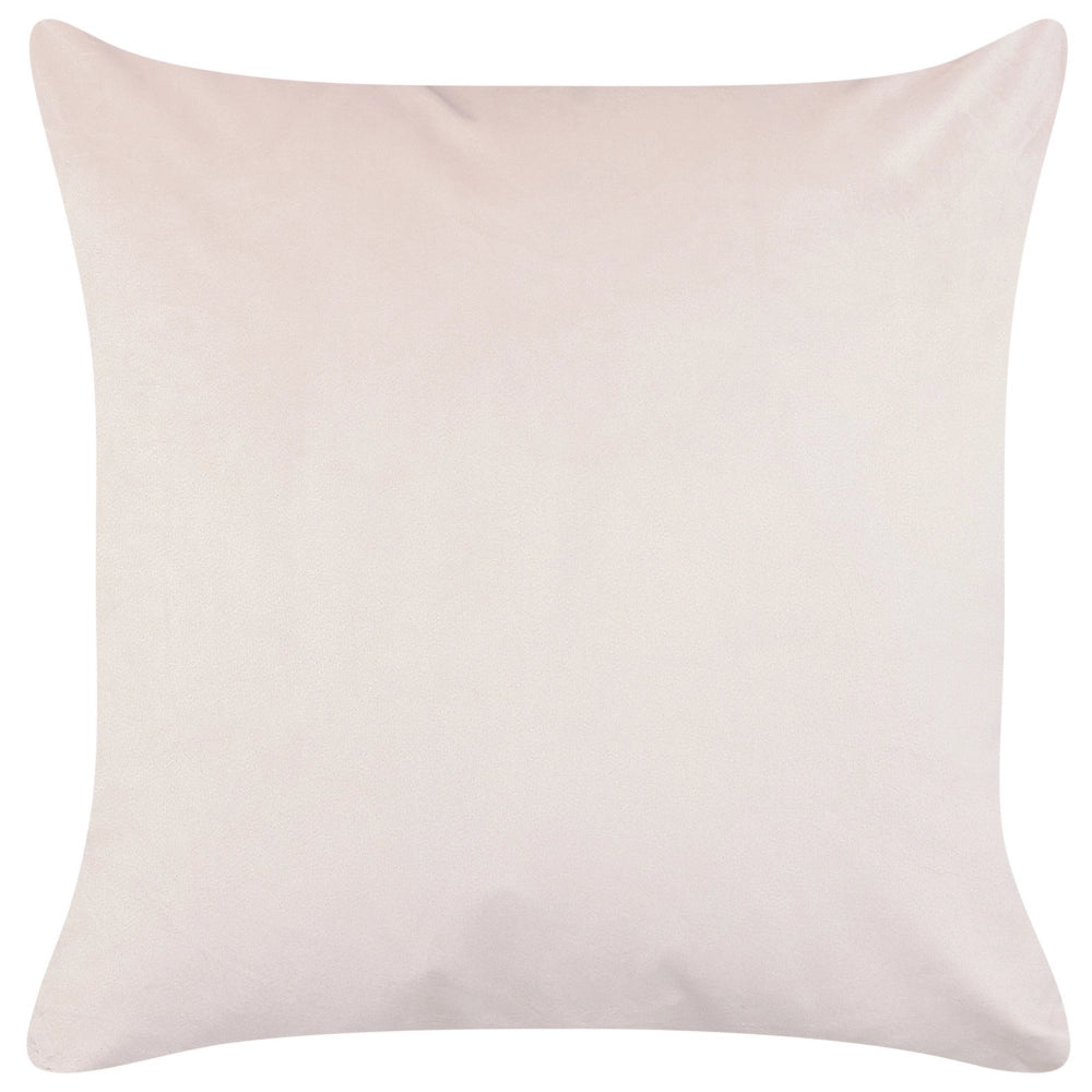 Set di 2 cuscini decorativi velluto blu rosa 45 x 45 cm stampa foglia accessori decoro glamour