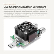 Simulatore di Ricarica USB - Caricatore Elettronico Adattabile per Test di Batterie e Cavi - 35W - Compatibile con Diversi Tipi di Batterie - Ideale per Laboratorio