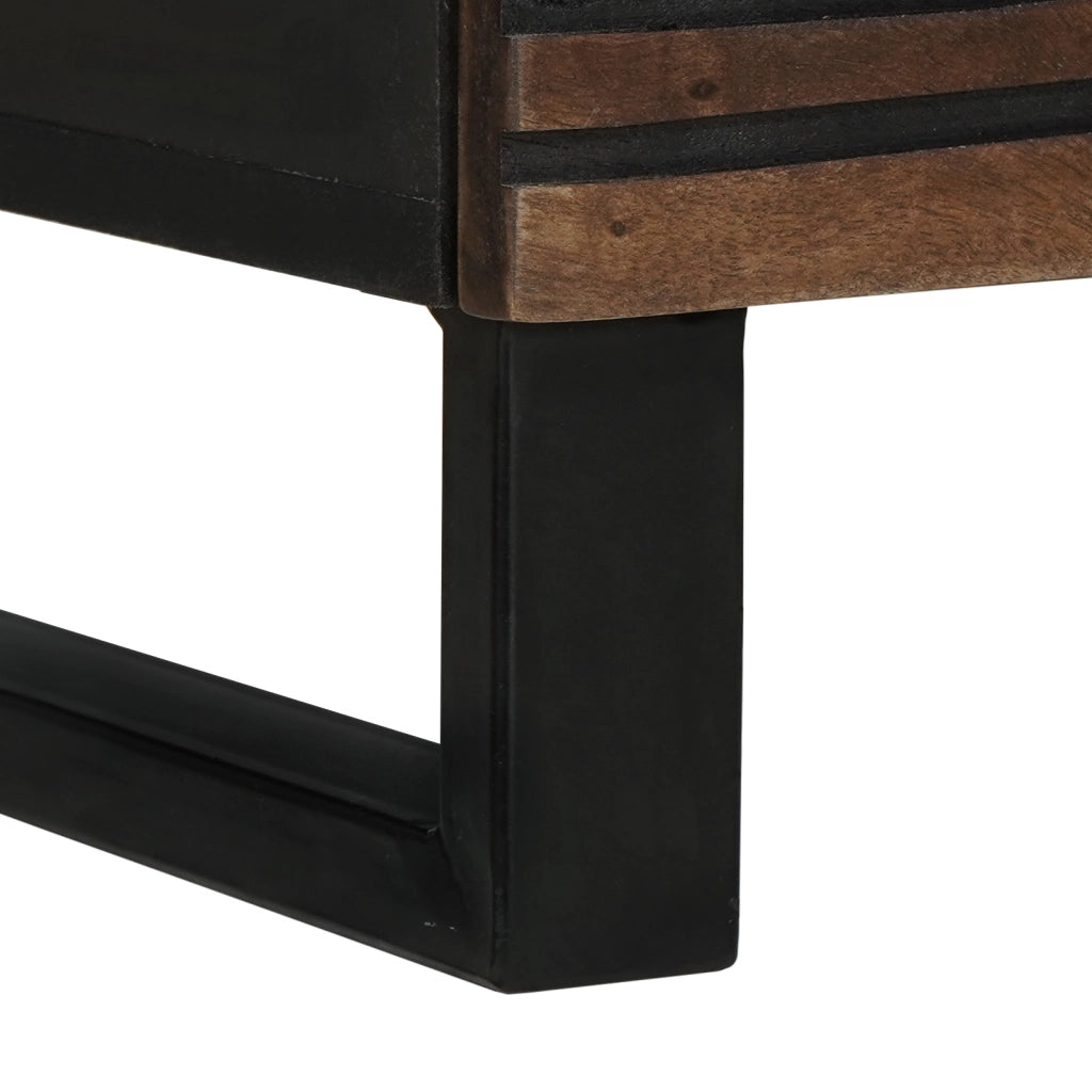 Mobile per Comodino 50x33x60 cm Legno Massello di Mango & Legno Ingegnerizzato
