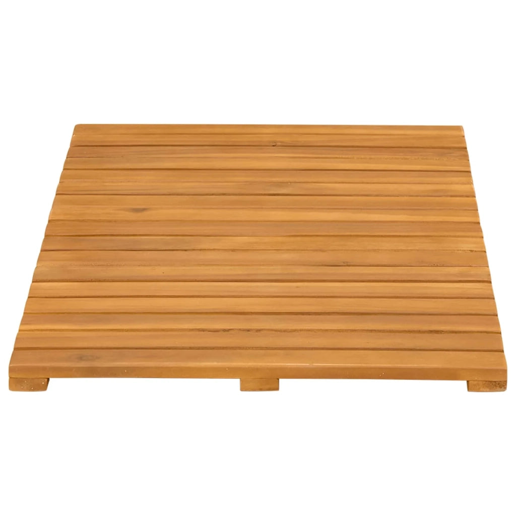 Tappeto da bagno Tinta unita Marrone 60 x 40 cm legno