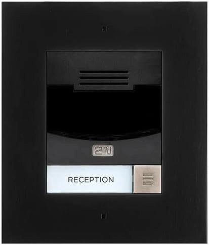 2N 9155301CBF IP Solo Videocitofono IP a incasso con telecamera HD SIP PoE IP54 IK08 colore Nero