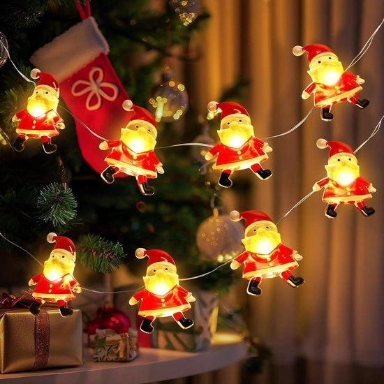 Illuminazione di Natale Cavo di Illuminazione 3 m 30 LED Batterie Esterno Interno Festa Giardino - Decorazione di Natale