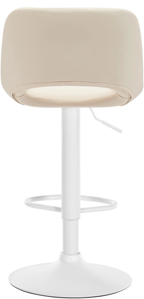2er Set Barhocker Camden Kunstleder weiЯ