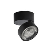 Applique/Plafoniera LED serie HOLE 7W 3000K CRI90 Total Nero - Illuminazione Interni Alta Efficienza - Rossini Illuminazione