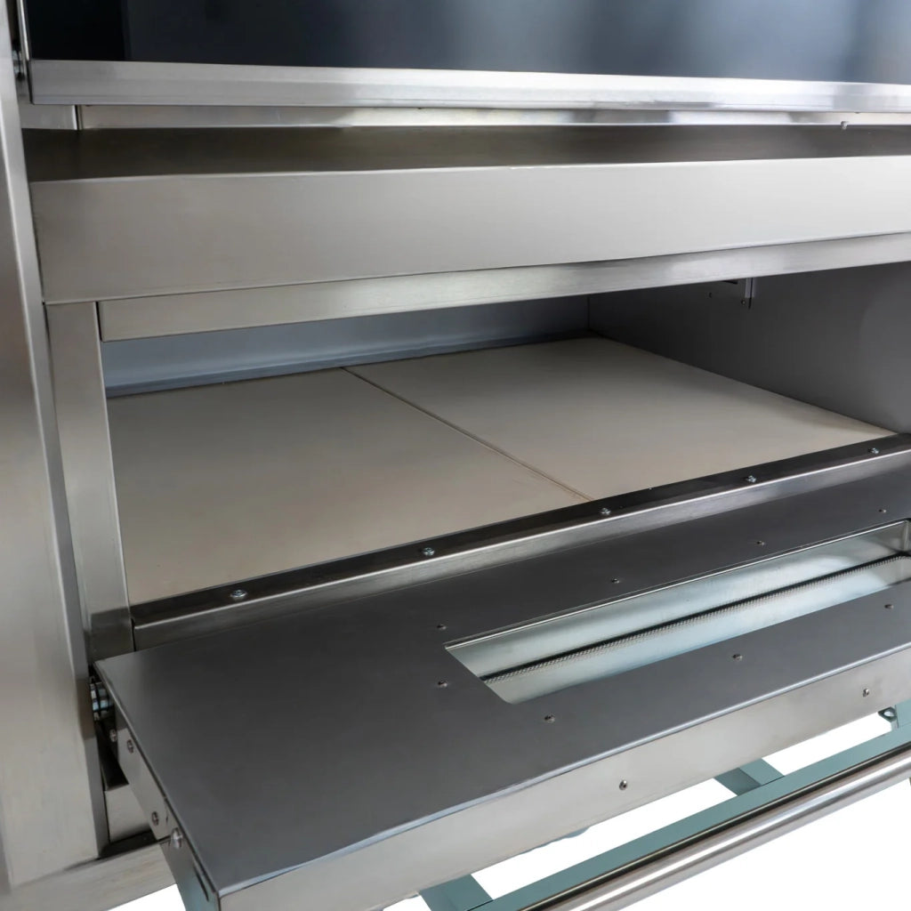 Forno Pizza Professionale Doppia Camera Elettrico 400°C 12 Pizze