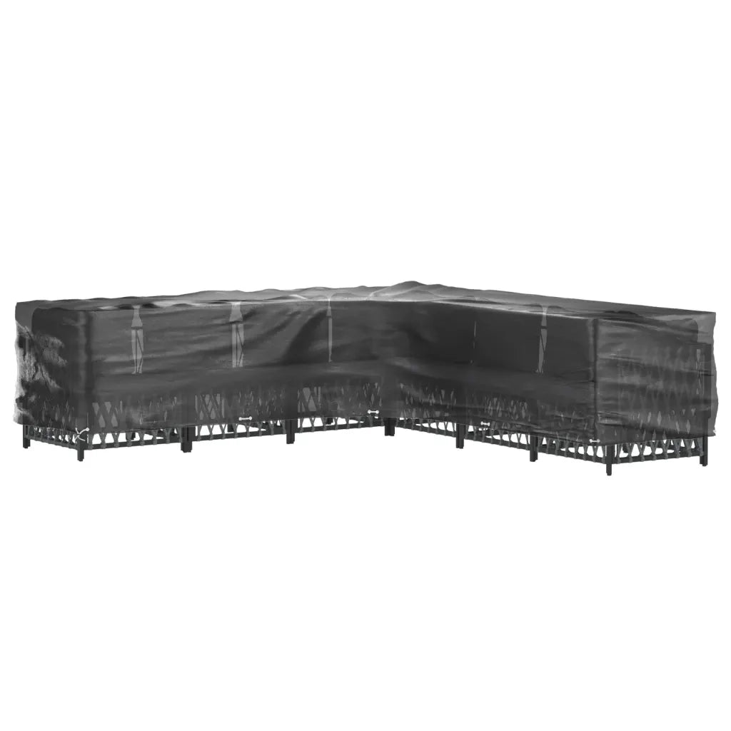 Coperture Mobili da Giardino a L 2pz 20 Occhielli 300x300x70cm 3155375
