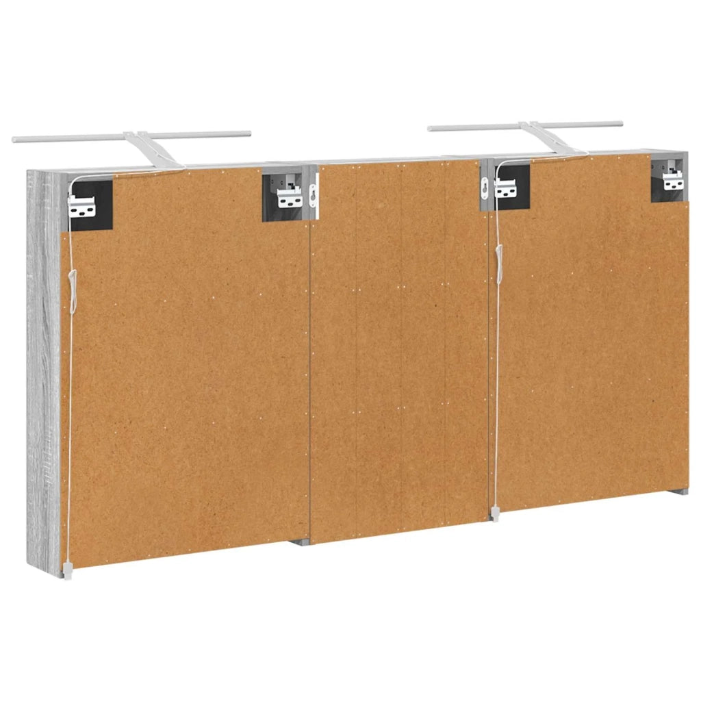 Set di Armadi da Bagno 3 pcs 140 x 14,5 x 70 cm