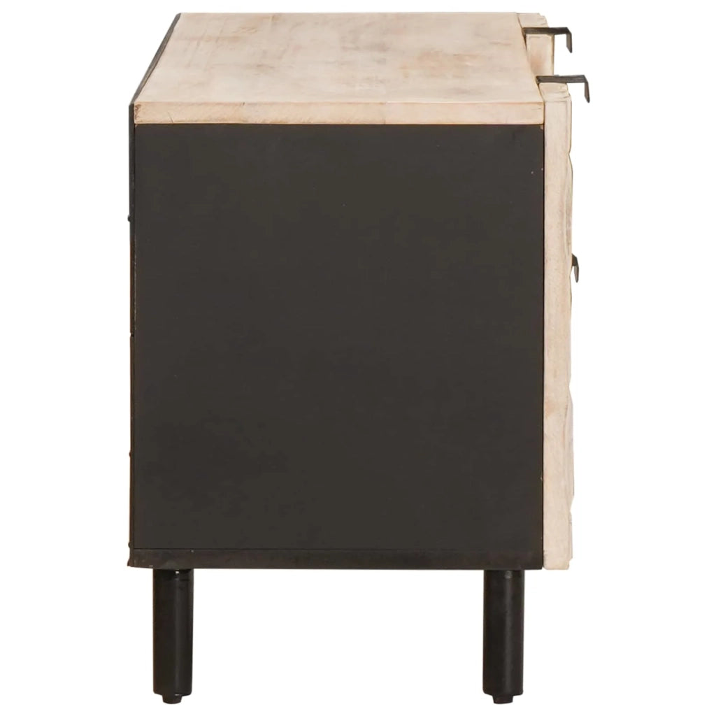 Mobile TV con cassetto Finitura Bianco Lavato 105 x 33 x 46 cm