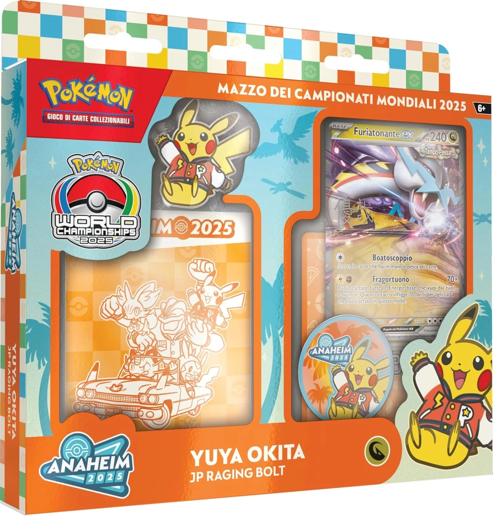 Pokemon Mazzo dei campionati mondiali 2025, JP Raging Bolt Yuka Okita  del GCC Pokemon, Eta 6+