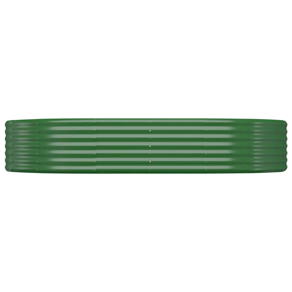 Vaso Giardino Acciaio Verniciato a Polvere 214x140x36 cm Verde cod mxl 67371