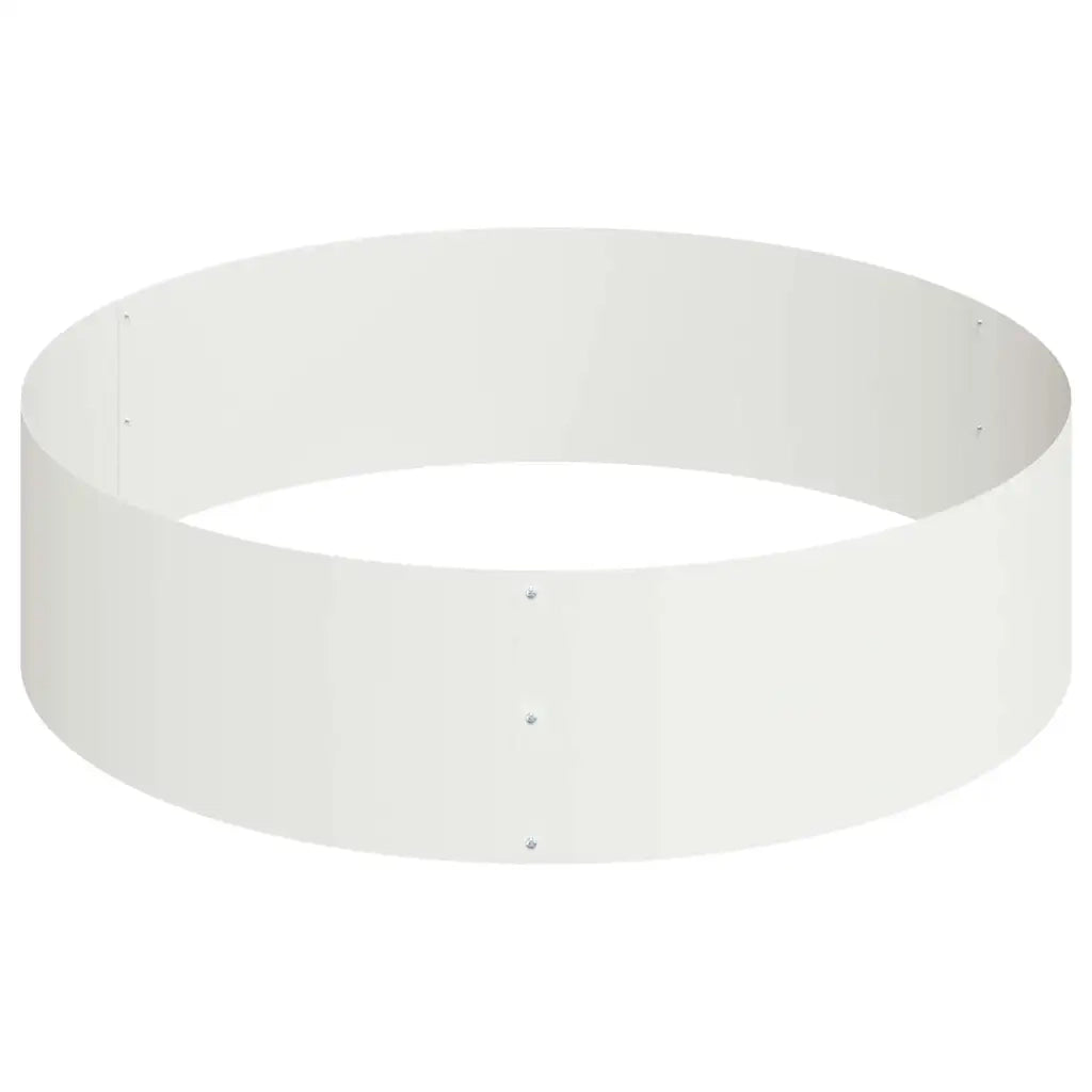 Vaso da giardino Bianco 120 x 120 x 20 cm 873656