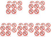 Etichette di Sicurezza 50 pezzi - Rondi - Autoadesivi - Sticker di Avvertimento - Etichette di Pericolo - Sticker di Avvertimento