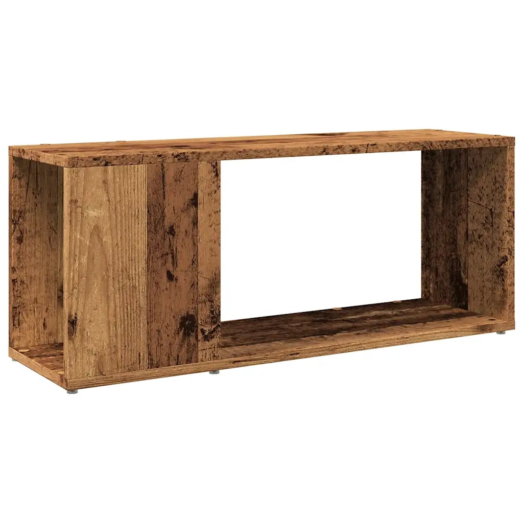 Mobile Porta TV Legno Vecchio 80x24x32 cm in Legno Multistrato 856732