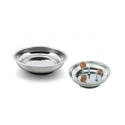 Trade Shop - Ciotola Vaschetta Magneteca Diametro 110 Mm Tondo Magnetico Montaggio Vaschette Porta Utensili Minuterie -
