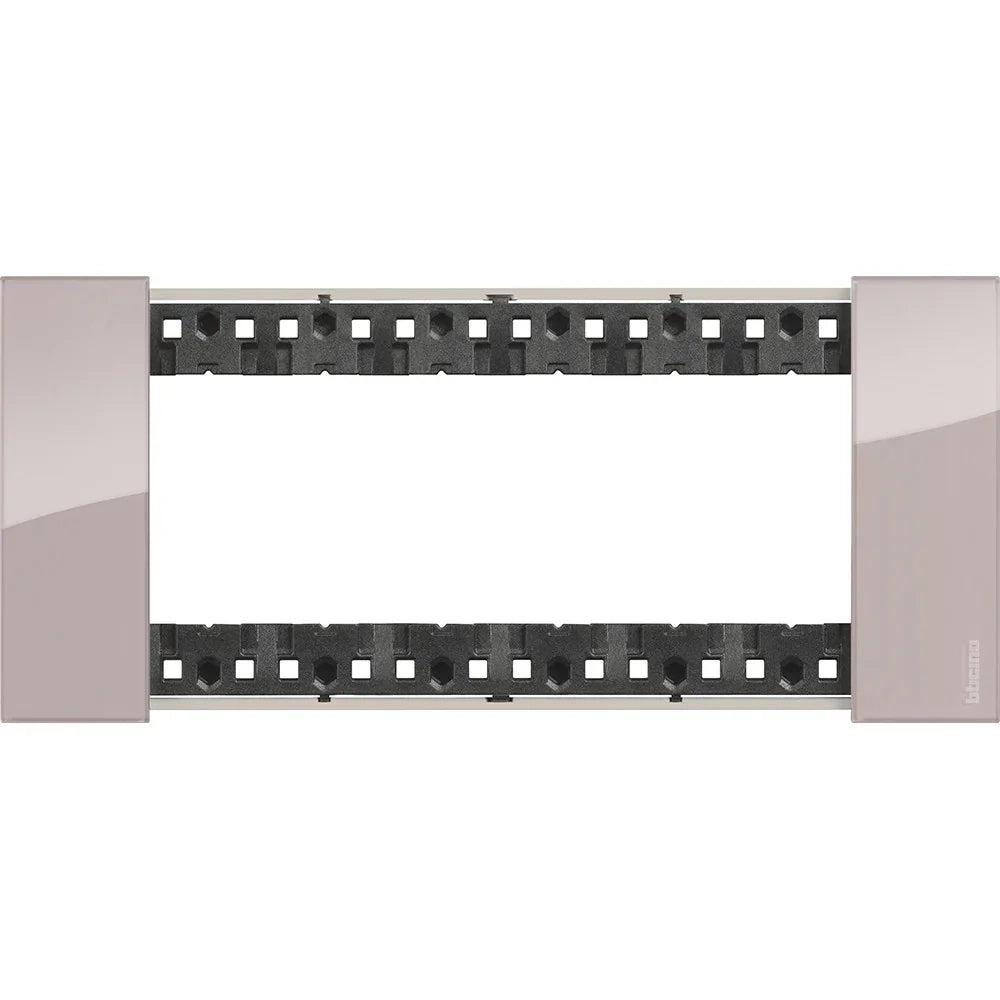 Placca Bticino Living Now 6 moduli colore Aura KA4806DM