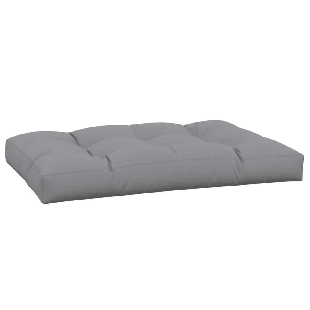 vidaXL Cuscino per Pallet Grigio 120x80x12 cm in Tessuto
