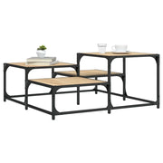 Tavolino Salotto-Tavolino da soggiorno-Tavolo Rovere Sonoma 87,5x87,5x40cm Legno Multistrato