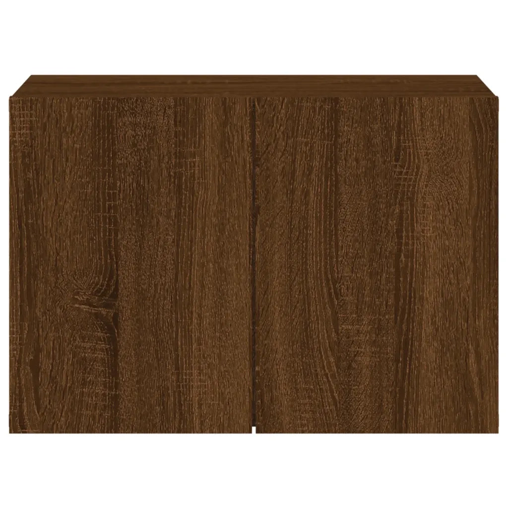 Mobile TV a Parete-Mobile TV a Muro Rovere Marrone 60x30x41 cm