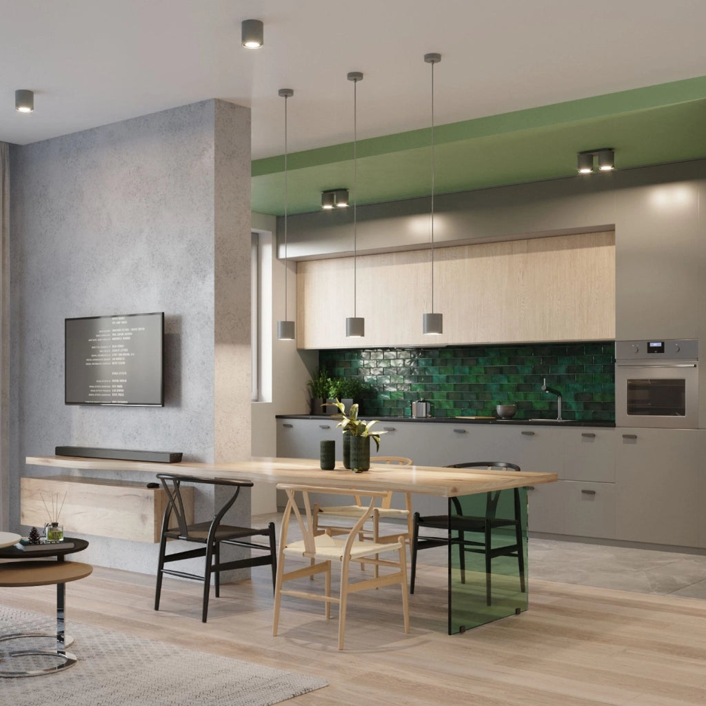Faretto soffitto RONDEO 2 luci grigio Pure Lume GU10
