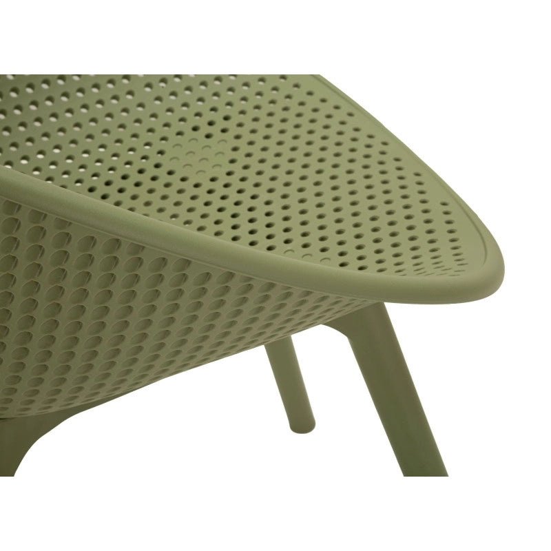 Sedia Ibiza Verde Set 2 Pz cm 59x59x83 (altezza Seduta cm 45)